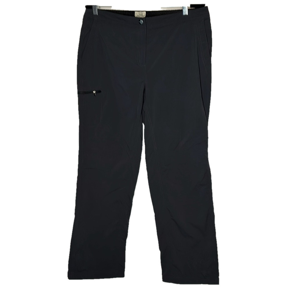 L.L. Bean Women's Black Straight Leg Pants
